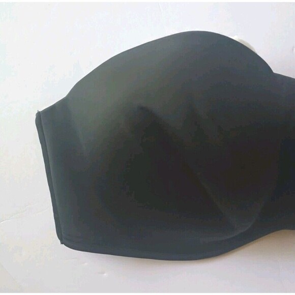 Cacique Smooth Boost Strapless Bra Sz 42DDD  Black Lane Bryant No Straps Push Up - Picture 4 of 5